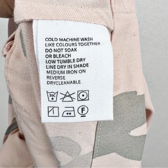 KOWTOW Audition Skirt Dancer Size M (8) Pale Pink Abstract Print Art to Wear - Picture 13 of 15